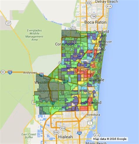 Cities in Broward County, Florida by Population (2024).